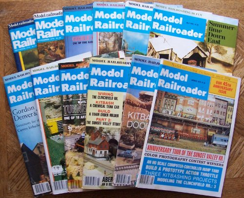 12 Issues Model Railroader 1979 [ Volume 46, Issues 1-12 ] January thru December