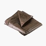 Dynatech International 764337 Do it Medium-Duty Brown Poly Tarpaulin