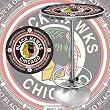 NHL Vintage Chicago Blackhawks Pub Table (fls)