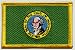 Aufn�her Patch Flagge USA Washington - 8 x 6 cm