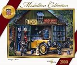 Masterpieces 80805 Vintage Motors Medallion 1500PC Adult Puzzle- 2000 Pieces