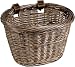 Nantucket Bike Baskets TOM NEVERS Oval Basket Gray.