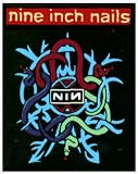 Nine Inch Nails - Logo with Snakes on Black - Sticker / Decal