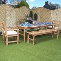 BillyOh Acorn 8 Seater Bench Set
