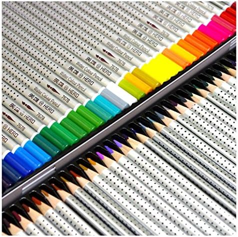 Zadie 72 color water-soluble colored pencils secret garden metal box painted color lead (72)