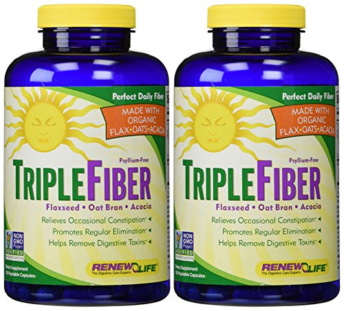 Triple Fiber Renew Life 150 Caps - Set of 2 Triple Fiber Renew Life 150 Caps - Set of 2