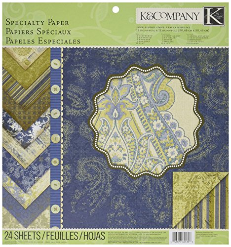 K&Company Blue Awning Specialty 12-by-12-Inch Paper Pad