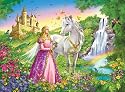 Princess with White Horse and Castle 200 Piece Puzzle by Ravensburger: Ages 8 And Up