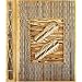 All Natural 40 Photo Handmade Photo Album - Palm Vein Flip Flops