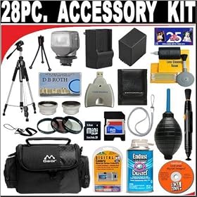 28 PC ULTIMATE DELUXE DB ROTH ACCESSORY KIT FOR THE CANON HG10 AVCHD 40GB HIGH DEFINITION... by DBROTH