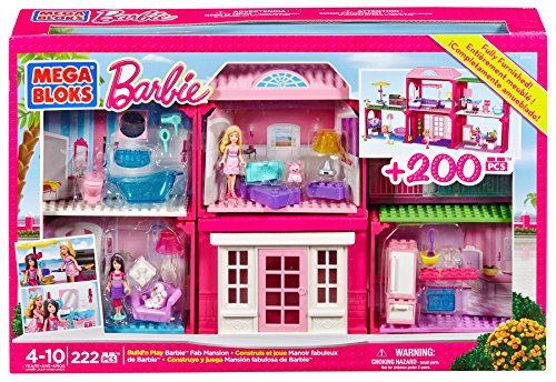 Mega bloks barbie fab mansion