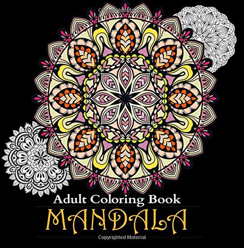 Adult Coloring Books: Over 50 Stress Relieving Mandala Coloring Book
