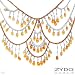 ZYDO Made in Italy Elegant Necklace With 153.37ctw Precious Stones - Genuine Super Clean Diamonds, Sapphires Made of 18K White Gold. Total item weight 122.0g Length 15in - Certificate Available.