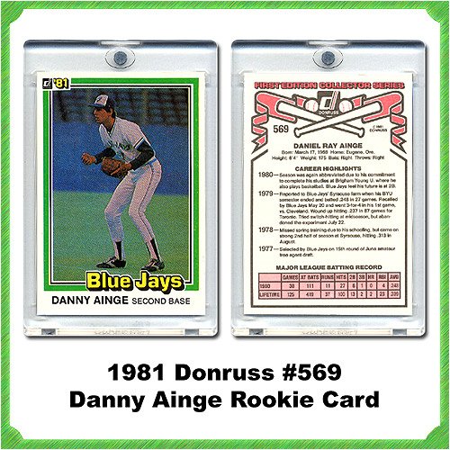 1981 Donruss Danny Ainge Rookie Card