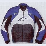 ALPINESTARS SMK LEATHER JACKET BLUE 56 310-757-70-56