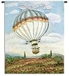 Balloon Over Poppy Wall Hanging - 27" x 32"