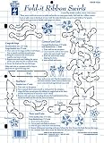 Paper Pizazz Plastic Templates, Fold-It Ribbon Swirls