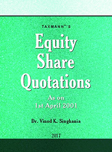 Direct Taxes Ready Reckoner with Equity Share Quotations 
