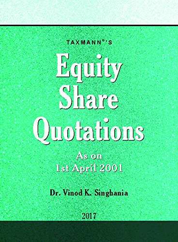 Direct Taxes Ready Reckoner with Equity Share Quotations 