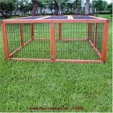 Collapsible Wooden Rabbit and Guinea Pig Run
