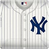 New York Yankees 10 Inch Square Paper Plate (18 Pack)