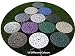 Matt Stone Cast Aluminium Garden Furniture Bistro Set Round 60cm table 3pc