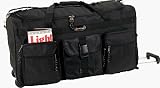 LIGHTPAK - sac de voyage BIGMOUTH, en polyester, noir Trolley entièrement escamotable, roulettes larges, poignées frontales et latérales dimensions intérieures: