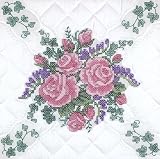 Roses And Ivy Quilt Blocks Stmpd X-Stitch