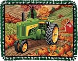 John Deere Fall Scenic Throw Kit