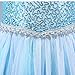Girls Snow Queen Costume Elsa Dress Christmas Princess Dress Up
