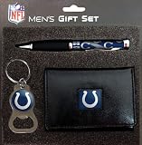Indianapolis Colts Tri-Fold Wallet with Pen & Keychain Gift Set