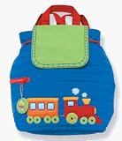 Train quilted backpack by Stephen Joseph
