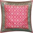 ShalinCraft Pillow Covers Bedroom Decor India Gift Idea Silk Fabric 16x16 inches (bcbr161)