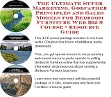 Indoor Furnitures item: The Ultimate Super Marketing, Godfather Principles and Sales Models for Bedroom Furniture Web Biz 3 Course + Resource Guide