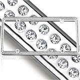 Swarovski Crystal Rhinstone 256 Series Iced License Plate Frame