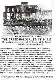 DVD : THE GREEK HOLOCAUST: 1915-1922