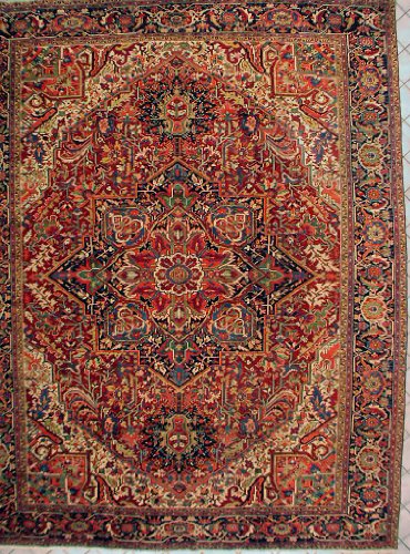 12x15 ANTIQUE 1925 PERSIAN HERIZ WOOL AREA RUG 