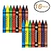 Emraw Jumbo Triangle Crayons 8 Color â€“ For School & Home (Pack of 2)