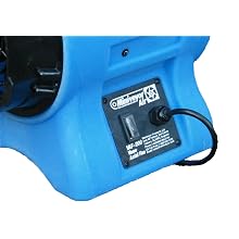 Miniveyor Air VAF-200 Vane Axial Fan with Powerful Dust and Fume Extraction, 8" Duct Diameter, 110V, 3450rpm