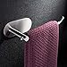 ZUNTO Towel Ring Self Adhesive HandÂ TowelÂ Holder for Bathroom Kitchen Hand Towel Bar No Drilling SUS 304 Stainless Steel Brushed