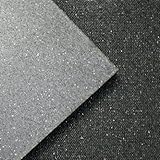 Rubber Cal Shark Tooth Heavy Duty Mat, Black, 3/4-Inch x 2 x 3-Feet