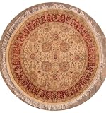 51 x 50 Double Knott Pak Persian kashan Design Area Rug with Wool Pile - | a 5x5 Round Rug | An Authentic Hand Knotted Pak Persian High Quality Rug