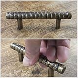 MANJA MTMET-049 真鍮 取っ手 ドアノブ つまみ ハンドル アンティーク レトロ調 ナチュラル