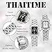 ThaiTime 2pcs New Design Woman Ladies Quartz Bracelet Wrist Watches