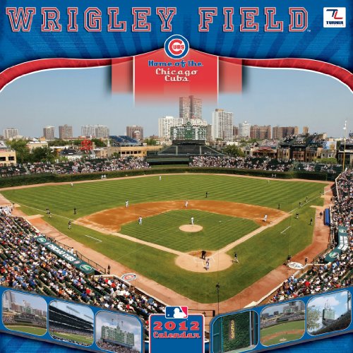 2012 CHICAGO CUBS WRIGLEY FIELD 12X12 WALL CALENDAR