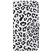 Fosmon CADDY-LEOPARD Leather Wallet Flip Cover Case for Apple iPhone 6 Plus (5.5