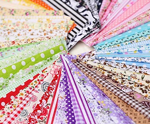 50pieces 3.93inx3.93in fabric stash cotton fabric charm packs patchwork fabric quilting tilda no repeat design tissue