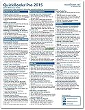 QuickBooks Pro 2015 Quick Reference Training Card - Laminated Guide Cheat Sheet (Instructions and Tips)