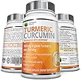 Organic Turmeric Curcmin with Bioperine&reg; and 95% Curcuminoids - 900mg Organic Turmeric per Serving - 120 Veggie Capsules - Non-GMO, Made in the USA