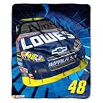 Jimmie Johnson NASCAR Micro Raschel Blanket (Bank Series) (50"x60")